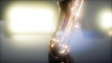 Saxophon-Jazzinstrument-Aus-Nächster-Nähe